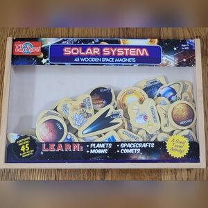 Shure Solar System Wooden Space Magnets - Yellow and Blue